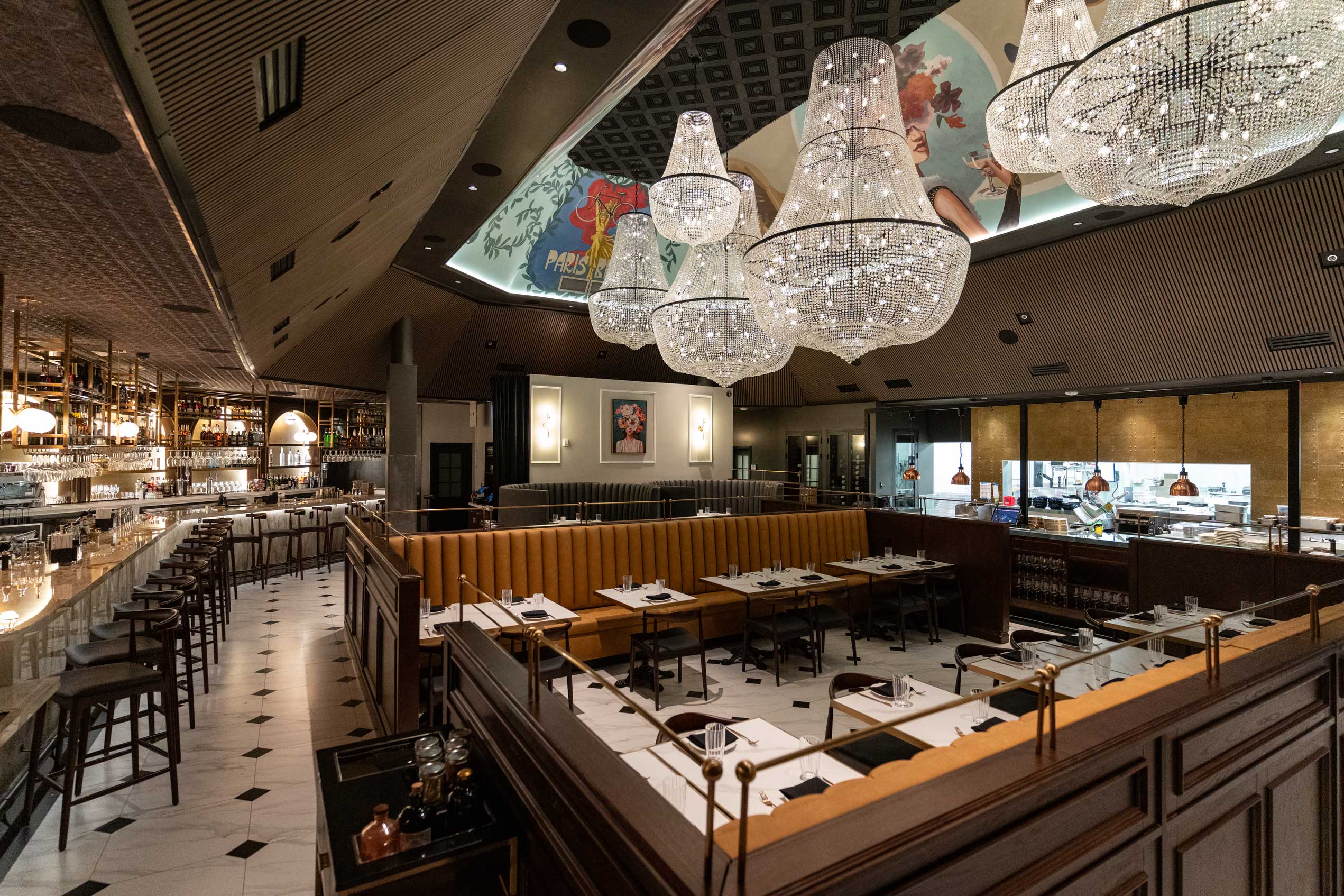 Braseria dining room in Las Vegas, photographed for Off Strip