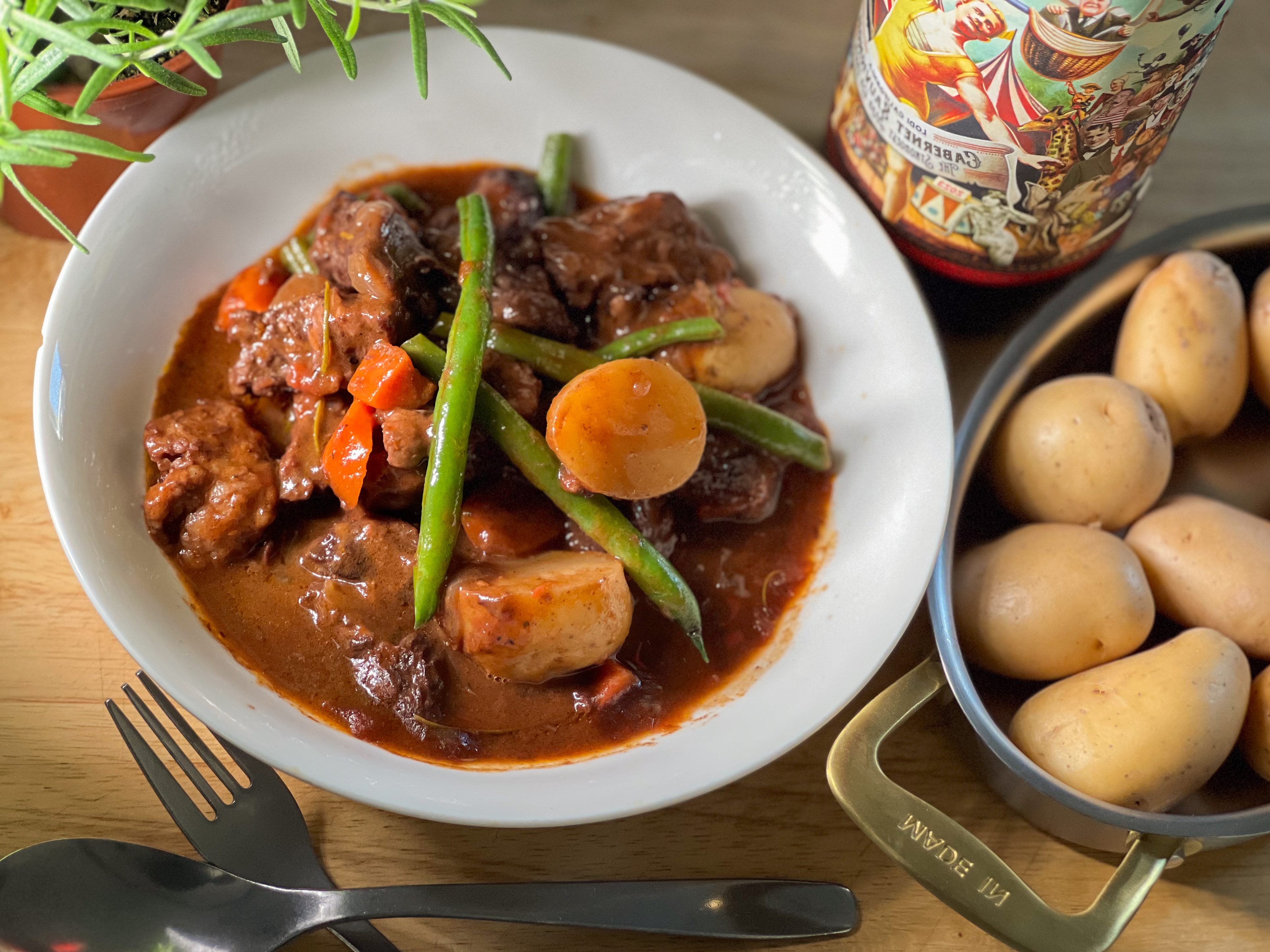 A carefully plated neighborhood restaurant dish